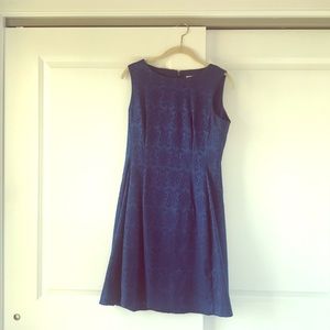 Size 6 New York and Company Eva Mendes Dress Blue